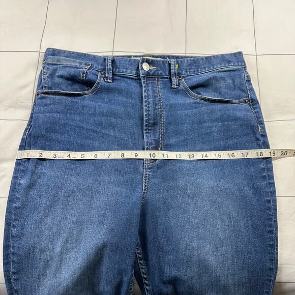 Happy x Nature Jeans Womens 32 Blue Ultra High Rise Skinny Medium Wash Casual - Picture 8 of 12